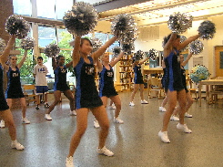 cheerleaders lead